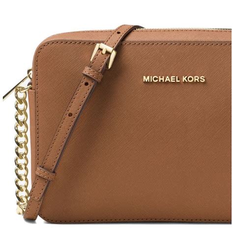 michael kors 35h7gtte3l|Michael Kors Jet Set Luggage Leather Large Studded Shoulder .